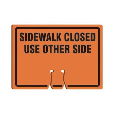 Accuform Traffic Cone Top Warning Sign FBC771